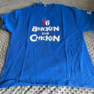 Blue Chick-Fil-A 76ers  T-Shirt